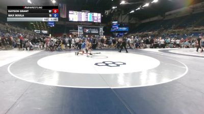 120 lbs Cons. Rd Of 64 - Kayson Grant, Wyoming vs Max Boula, Virginia