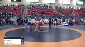 92 kg Quarters - Isaac Trumble, Wolfpack Wrestling Club / TMWC vs Clayton Wahlstrom, South Dakota