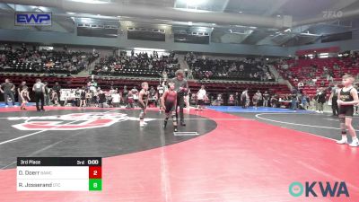 67 lbs Final - Tucker Novotny, Pawnee Peewee Wrestling vs Grant Hatfield, Coweta Tiger Wrestling