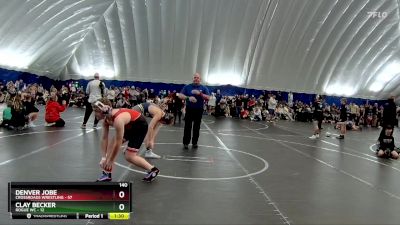 140 lbs Finals (2 Team) - Clay Becker, Rogue WC vs Denver Jobe, Crossroads Wrestling