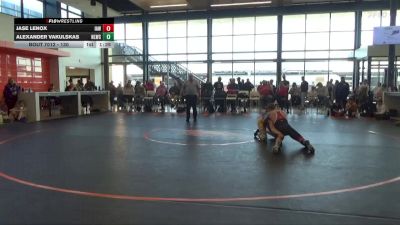 130 lbs Round 1 - Alexander Vakulskas, North Liberty Wrestling Club vs Jase Lenox, Immortal Athletic WC