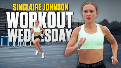 American Record Holder Sinclaire Johnson Runs CHALLENGING Pre World Championships Workout