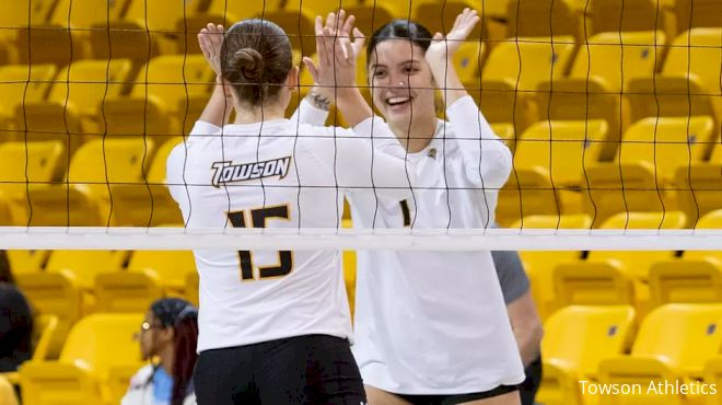 CAA Women's Volleyball Notes: Standings Shuffle, Towson & Campbell Rise