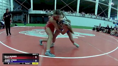 130 lbs Round 1 (8 Team) - Ella Hughes, Georgia vs Avery Lynch, Michigan
