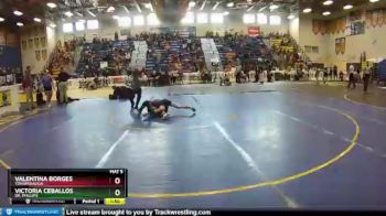 100 lbs Quarterfinal - Victoria Ceballos, Dr. Phillips vs Valentina Borges, Tohopekaliga