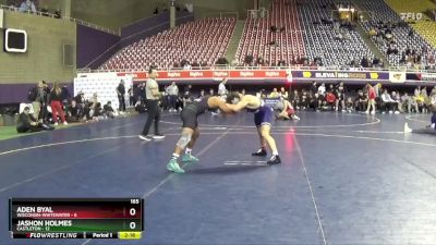 165 lbs 2nd Wrestleback (16 Team) - Jashon Holmes, Castleton vs Aden Byal, Wisconsin-Whitewater