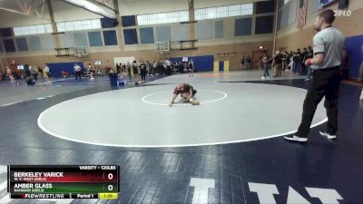 120lbs Champ. Round 2 - Berkeley Varick, W. F. West (Girls) vs Amber Glass, Kamiakin (Girls)