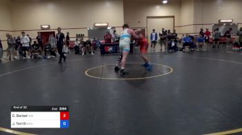 125 kg Rnd Of 32 - Connor Barket, Indiana vs Joshua Terrill, Michigan Wrestling Club
