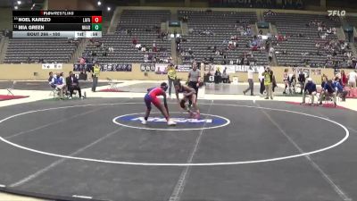100 lbs Cons. Round 3 - Mia Green, North Hardin vs Noel Karezo, Lafayette