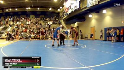 122-130 lbs Cons. Round 1 - Ethan Winters, Missouri Military Academy vs Kris Weimer, California