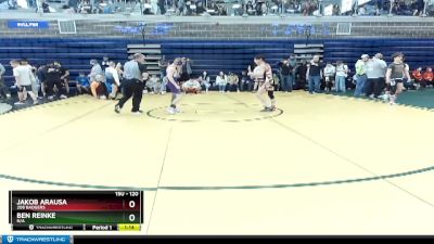 120 lbs Semifinal - Jakob Arausa, 208 Badgers vs Ben Reinke, N/a