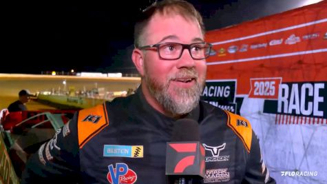 Jonathan Davenport Reacts After FloRacing Night In America Win At Bulls Gap