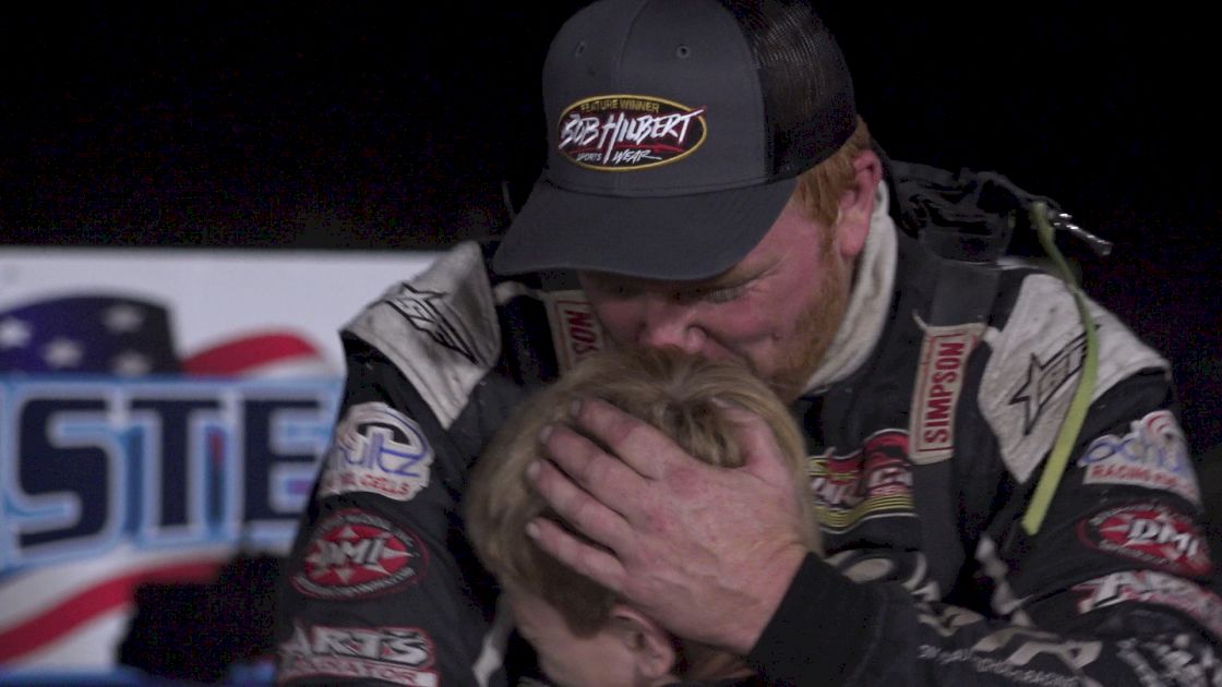 Michael Trautschold Reacts After Winning His First Race