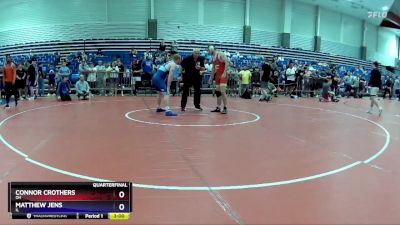 190 lbs Quarterfinal - Connor Crothers, OH vs Matthew Jens, IL