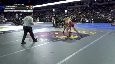 175 lbs Consi Of 16 #2 - Jonah Bertoli, Cardinal Newman (NC) vs Evan Hilmen, Del Oro (SJ)