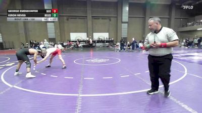 150 lbs Quarterfinal - George Emendorfer, Baylor vs Kiron Neves, Melissa