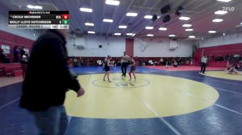 110 lbs Champ. Round 2 - Molly Lloyd Hutchinson, Novato vs Cecile Michener, Healdsburg