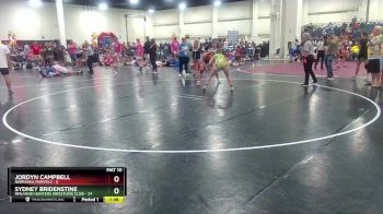 125 lbs Round 7 (8 Team) - Sydney Bridenstine, RPA/Head Hunters Wrestling Club vs Jordyn Campbell, Nebraska Marvels