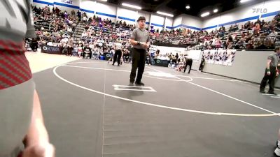 49 lbs Quarterfinal - Beau Bloyed, Carl Albert vs Arielle Wylie, Tuttle Wrestling Club