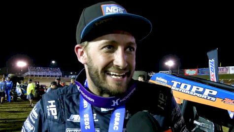Justin Grant Reacts After First USAC Sprint Car Win At Circle City