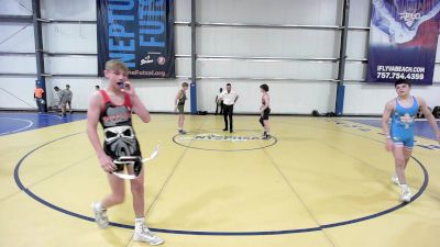 112 lbs Rr Rnd 1 - Zach Wilson, Indiana Outlaws Silver vs Lucas Copper, CTWHALE