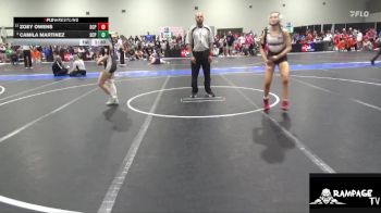 110 lbs Cons. Semi - Zoey Owens, South Central Punisher vs Camila Martinez, South Central Punisher
