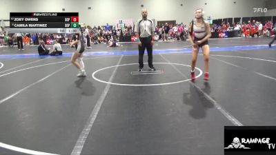110 lbs Cons. Semi - Zoey Owens, South Central Punisher vs Camila Martinez, South Central Punisher