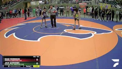 83 lbs Champ. Round 1 - Jack Quinones, Pleasant Hill Wrestling Club vs Shae Morrison, Peninsula Wrestling Club