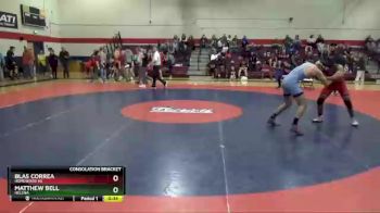 160 lbs Consolation Bracket - Blas Correa, Homewood HS vs Matthew Bell, Helena