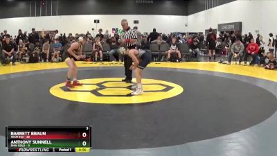 90 lbs Round 1 (6 Team) - Barrett Braun, Team 922 vs Anthony Sunnell, PNW Gold