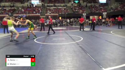 146 lbs 1st Place Match - Austin Rains, Rustler Wrestling Club vs Wil Rhoten, Rustler Wrestling Club