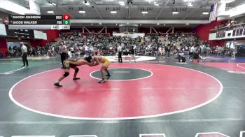 190 lbs 5th Place Match - Davion Johnson, Del Norte (Cresent City) vs Jacob Walker, Piner