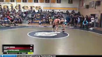 182 lbs Champ. Round 1 - Isiah Castellanos, Buena vs Ethan Gregg, Hemet