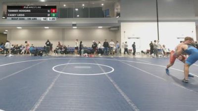 190 lbs Round Of 16 - Tanner Hodgins, NJ vs Casey Liess, NY