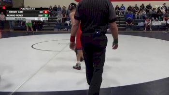 125 lbs Semifinal - Jeremy Oani, Clackamas Community College vs Alvaro Perez, Snow