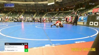 125 lbs Consi Of 8 #1 - RAYMOND CASTILLO, Bay Area Dragons vs Conner Chancellor, Team Tulsa Wrestling Club