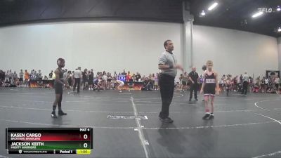 70 lbs Quarterfinal - Jackson Keith, Mighty Warriors vs Kasen Cargo, Backyard Brawlers