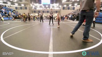 45 lbs Quarterfinal - Bo Revier, Morrison Takedown Club vs Jericho Ferguson, Blue Devil Wrestling