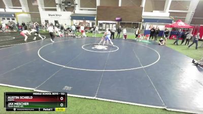 132 lbs Quarterfinal - Austin Schield, INWTC vs Jax Mescher, Team Idaho WC