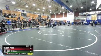 120 lbs Cons. Round 4 - Samson Escala, Mayfair vs Jaiden Webb, Great Oaks