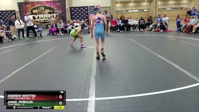 88 lbs Round 1 (8 Team) - Andrew Whitted, Cleveland Wrestling vs Angel Morales, Team Minion