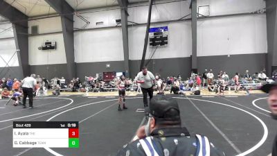 81 lbs Consolation - Isaac Ayala, The Wrestling Assylum vs Graham Cabbage, Team Real Life