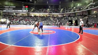 285-3A 3rd Place Match - Denny Ramirez, Gilmer County vs Fred Toney, Westover School