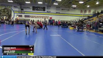 JV-6 lbs Round 1 - Hayden Bratz, Centerville vs Xavier Slifer, East Marshall/GMG