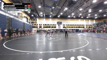 106 lbs Pigtails - Naomi Blanke, Upper St Clair vs Jadyn Richards, Kiski Area