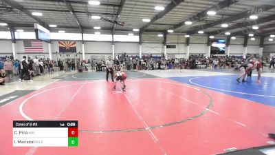 54 lbs Consi Of 8 #2 - Cheyenne Pina, Way Out West vs Isaiah Mariscal, Relentless