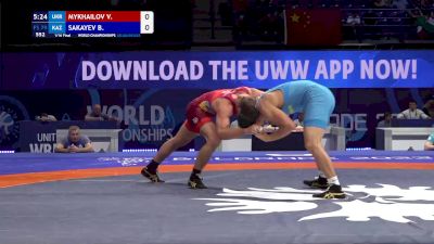 79 kg Qualif. - Vasyl Mykhailov, Ukraine vs Bolat Sakayev, Kazakhstan
