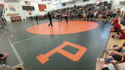 98-105 lbs Round 1 - Shyanne Thornock, Riverton Middle School vs Autumn Kleinfeldt, Powell Middle School