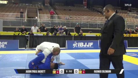 Rasmus Erlemann vs Jason O'neal Hackett 2025 Pan Jiu Jitsu IBJJF Championship