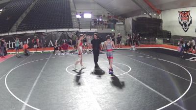 105 lbs 2nd Place Match - Braxton Bean, Idaho vs Corbin Ebenezer, Alaska